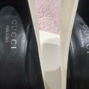Vintage GUCCI sq toed pumps